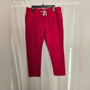 Red Hollister Men's Sweatpants Large